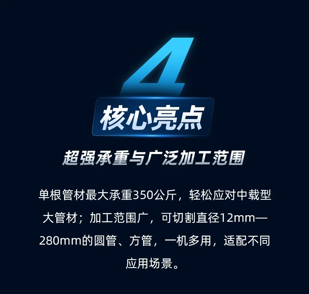 行業(yè)爆款丨迅鐳激光全新一代K2plus中載型激光切管機！(圖8)